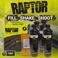 U-POL TINTABLE RAPTOR Bed Liner Tough Protective Coating 4L 2 Pack Coating RLTS4