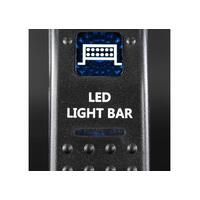 STEDI Rocker Switch for 4x4 LED Light Bar Back Lit Blue  ROKSWCH-BAR