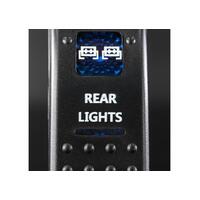 Stedi Rocker Switch for 4x4 Rear Work Lights Back Lit Blue