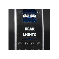 STEDI Rocker Switch for 4x4 Rear Work Lights Back Lit Blue  ROKSWCH-REAR