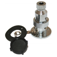 Power Plugs Chrome Brass 2 pin complete