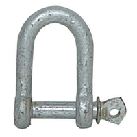 Shackles Galvanised Dee 6mm 1/4"