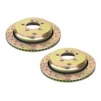 Disc Brake Rotors REAR PAIR CDG for Land Rover Discovery 3 RRS 4.4l Petrol SDB000646