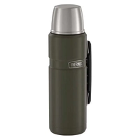 Thermos King Vacuum Insulated Flask 1.2L Stainless - Matte Army Green SK2010AG4AUS