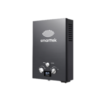 Smarttek Black Instant Portable Smart Hot Water System Camping Shower