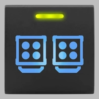 STEDI Square Type Push Switch | Work Lights SQUARE-TOY-WORK