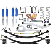 Superior Engineering Nitro Gas Twin Tube Superflex 5 Inch 125mm Lift Kit  Toyota LandCruiser 78/79 Series V8 8/2016 on Kit SUP-NG-7978