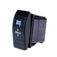 Thunder Rocker Switch Blue Winch 12/24V TDR11007
