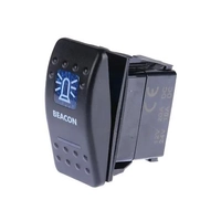 Thunder Rocker Switch Blue Beacon Lights 12/24V TDR11012