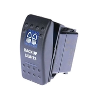 Thunder Rocker Switch Blue Backup Lights 12/24V TDR11014