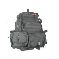 Tactical seat cover with 9 removable storage pockets TF1200