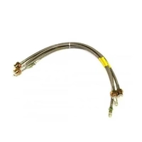 Brake Hoses Stainless Steel Braided +50MM for Land Rover Discovery 1 1994 On ABS TF608L