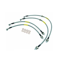 Terrafirma Brake Hoses +50mm Stainless Steel Braided for Land Rover Disco 2 TF610L / DA241440S