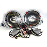 Terrafirma Spot Lights x2 8" HID Xenon for Land Rover Defender Discovery RR TF701