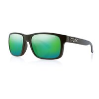 Tonic Outback Matt Black Glass Mirror Green sunglasses