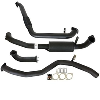 Carbon Offroad Fits Toyota Landcruiser 80 Series 4.2L 1Hz *Dts* 1990 -1998 3" Turbo Back Exhaust With Muffler TY210-MO