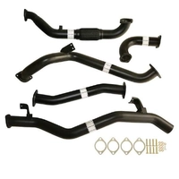 Carbon Offroad Fits Toyota Landcruiser 79 Series Vdj76 Single Cab Ute 4.5L V8 07 - 10/2016 3" Turbo Back Exhaust Pipe Only TY213-PO