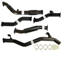 Carbon Offroad Fits Toyota Landcruiser 79 Series Vdj76 Double Cab Ute 4.5L V8 07 - 10/2016 3" Turbo Back Exhaust Hotdog No Cat TY214-HO