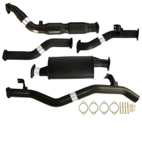 Carbon Offroad Fits Toyota Landcruiser 79 Series Vdj76 Double Cab Ute 4.5L V8 07 - 10/2016 3" Turbo Back Exhaust Cat Muffler TY214-MC