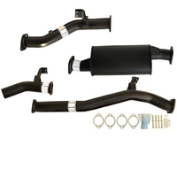 Carbon Offroad Fits Toyota Landcruiser 76 Series Vdj76 Wagon 4.5L V8 9/2016>3" #Dpf# Back Exhaust With Muffler TY224-MO