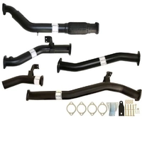 Carbon Offroad Fits Toyota Landcruiser 76 Series Vdj76 Wagon 4.5L V8 9/2016>3" Turbo Back Exhaust With Pipe Only TY225-PO