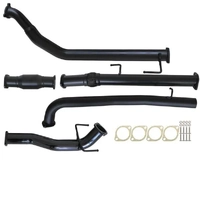 Carbon Offroad Fits Toyota Hilux Kun16/26 3L 1Kd-Ftv D4D 2005 - 9/2015 3" Turbo Back Exhaust With Cat & Pipe TY233-PC