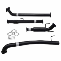 Carbon Offroad Fits Toyota Hilux Gun122/125R 2.4L 2Gd-Ftvtd 2017>3" #Dpf# Back Exhaust With Hotdog Only TY257-HO