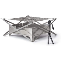 Wolf and Grizzly Trio Portable Campfire Cooking Kit