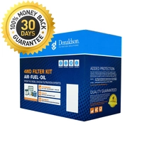 Donaldson Air Oil Fuel Filter Kit for Prado 1KZ-TE KZJ120R 3.0 Turbo Diesel X902764