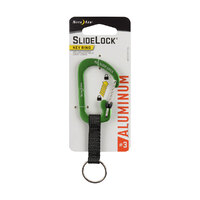 Nite Ize SlideLock Key Ring Aluminium Lime