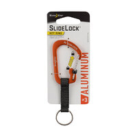 Nite Ize SlideLock Key Ring Aluminium Orange