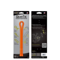 Nite Ize Gear Tie 18" 2 Pack Bright Orange