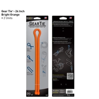 Nite Ize Gear Tie 24" 2 Pack Bright Orange