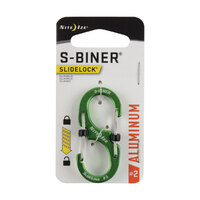 Nite Ize S-Biner SlideLock Aluminium #2 Lime
