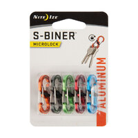 Nite Ize S-Biner MicroLock Aluminum 5 Pack Assorted