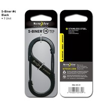 Nite Ize S-Biner Steel # 4 Black